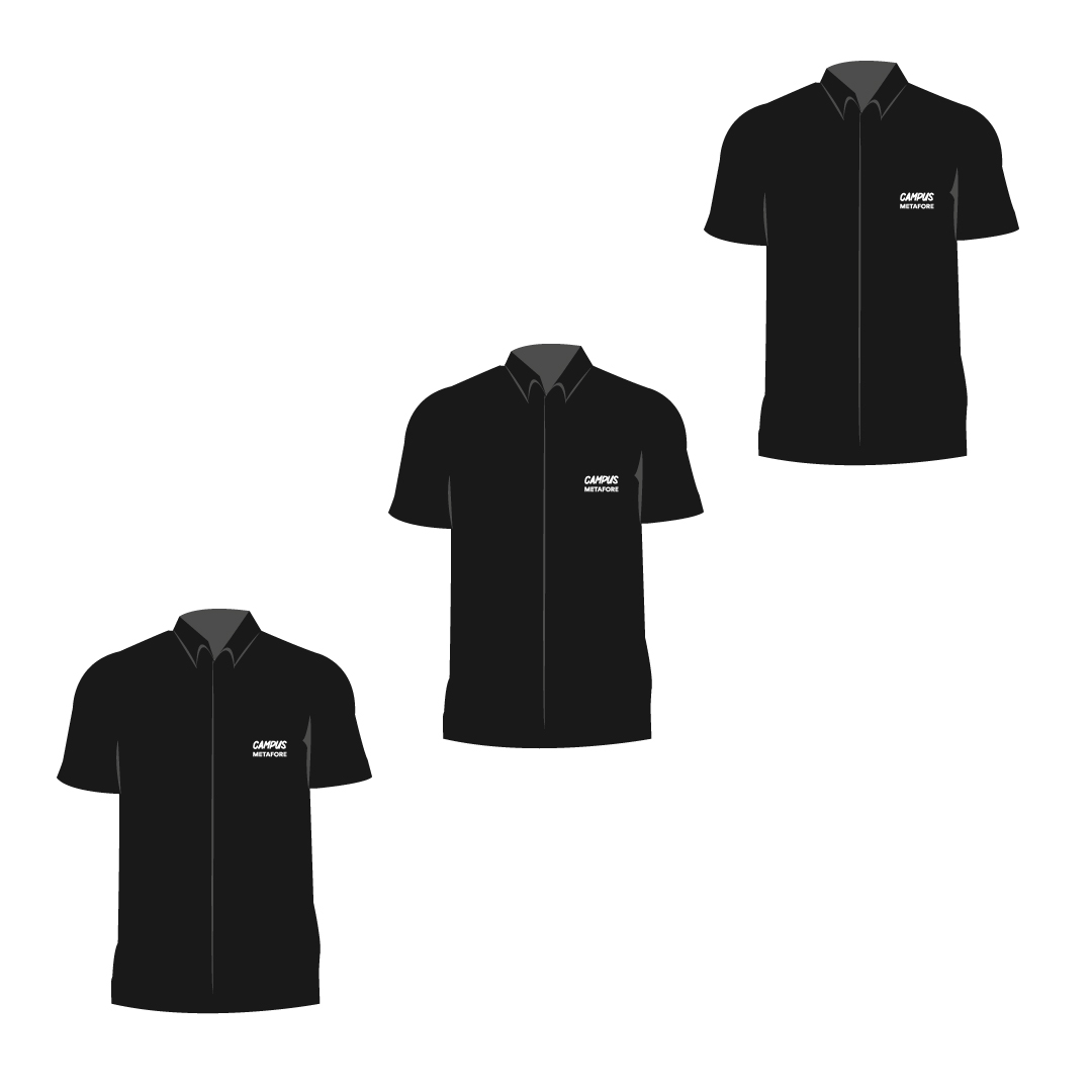 3 polos noir